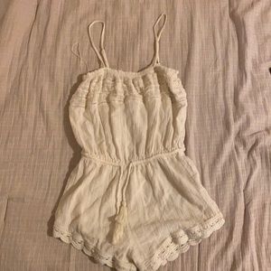 White Beachy Romper